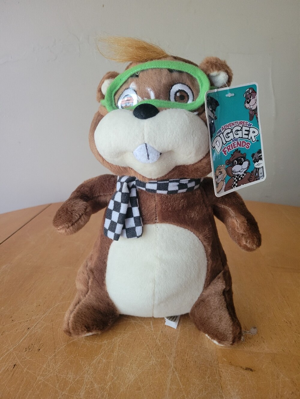 Fox Sports Digger 11” NASCAR Racing Gopher Stuffed Animal Toy Plush New Tags